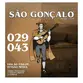 KIT 3 ENCORDOAMENTOS SAO GONCALO VIOLAO NYLON CRISTAL 0.029 - 0.043