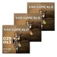 KIT 3 ENCORDOAMENTOS SAO GONCALO VIOLAO NYLON CRISTAL 0.029 - 0.043