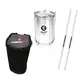 KIT BACURINHA TIMBRA 08X30CM ALUMINIO / BAG SIMPLES/ PAR DE BAQUETAS