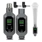 RECEPTOR E TRANSMISSOR VEDO CONVERSOR MICROFONE XLR SEM FIO 2 MICROFONES VD6701