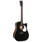 VIOLAO CORT ELETROACUSTICO 6 CORDAS DE ACO MR500F CED BKS