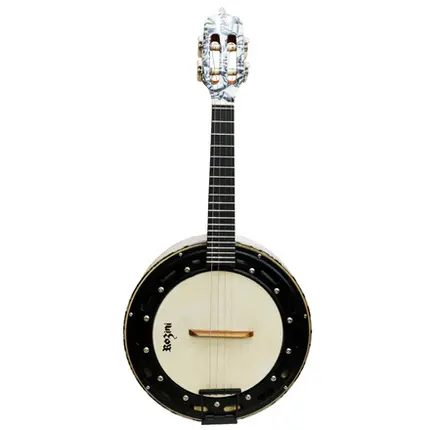 BANJO ROZINI RJ13.EL.BPF COLOR LUXO ELETR. BRANCO E PRETO FOSCO