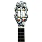 BANJO ROZINI RJ13.EL.BPF COLOR LUXO ELETR. BRANCO E PRETO FOSCO