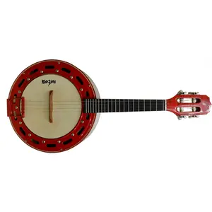 BANJO ROZINI RJ13.EL.BVM COLOR LUXO ELETR. BRANCO E VERMELHO