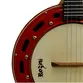 BANJO ROZINI RJ13.EL.BVM COLOR LUXO ELETR. BRANCO E VERMELHO