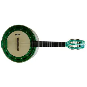 BANJO ROZINI RJ13.EL.BVD COLOR LUXO ELETR. BRANCO E VERDE METALICO