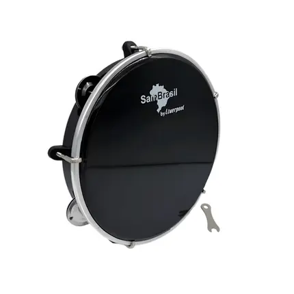 PANDEIRO LIVERPOOL SAMBRASIL 8 PRETO PELE PRETA
