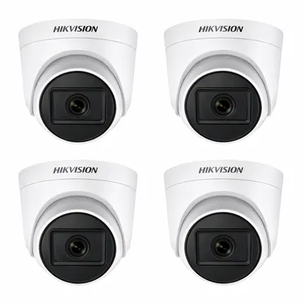 Kit Com 04 Câmeras Hikvision Ds-2ce76d0t-exipf 2mp Full Hd