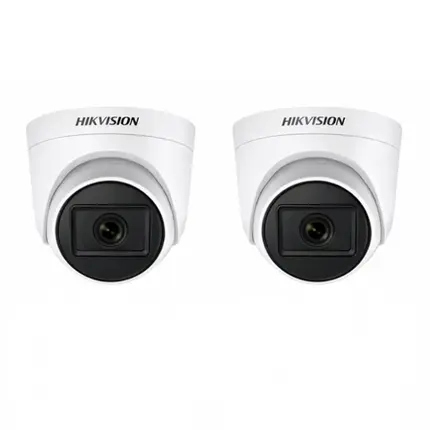Kit 2 CÂMERAS HIKVISION 2MP DS-2CE-76D0T-EXIPF FULL HD DOME