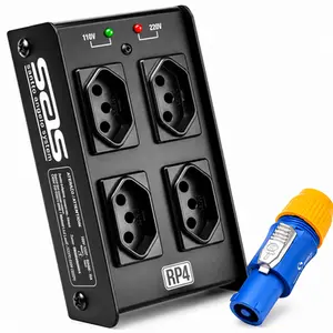 REGUA P/ PALCO SANTO ANGELO 4 TOMADAS RP4 PRETO