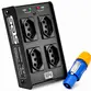 REGUA P/ PALCO SANTO ANGELO 4 TOMADAS RP4 PRETO