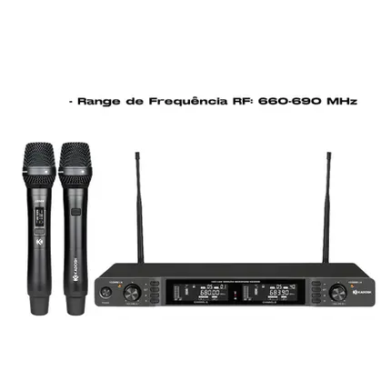MICROFONE KADOSH SEM FIO K 622M KCOM B6 - MICROFONE KADOSH SEM FIO