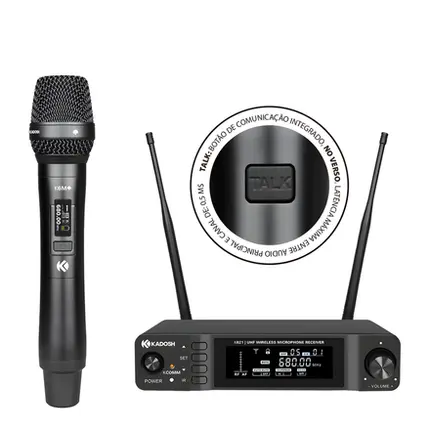 MICROFONE KADOSH SEM FIO K 621M KCOM B5