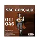 KIT 2 ENCORDOAMENTOS SAO GONCALO VIOLAO 011 ACO PRATA + AFINADOR DIGITAL