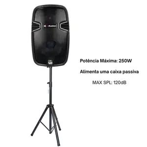 KIT 1 CAIXA ATIVA 12 K-AUDIO KBA12 + SUPORTE MXT CXP-202