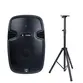 KIT 2 CAIXAS ATIVAS 15 K-AUDIO KBA15 + SUPORTES MXT CXP-202