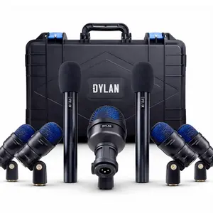 KIT DE MICROFONE DYLAN P/ BATERIA C/ 7 PECAS DDX-7000