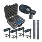 KIT DE MICROFONE DYLAN P/ BATERIA C/ 7 PECAS DDX-7000