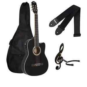 KIT VIOLAO ELETRICO MEMPHIS AD-60 BKS + CAPA E ACESSORIOS