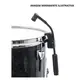 MICROFONE CUSTOM DRUMS P/ TOM/SURDO CSD 04