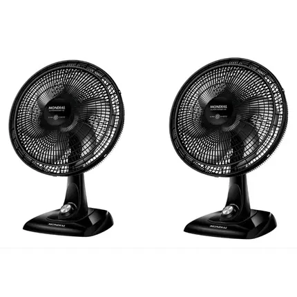 Kit 2 Ventiladores De Mesa 40cm Super Power Mondial 220v