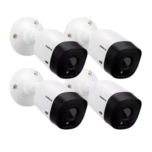 Kit 4 Câmeras de Segurança Intelbras Vhl 1120 B G2 Resolução 1mp Cor Branco