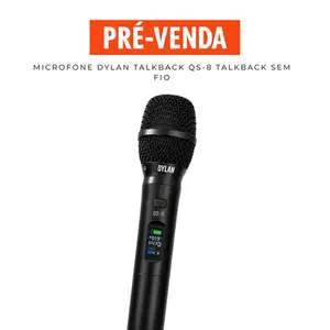 MICROFONE DYLAN TALKBACK QS-8 TALKBACK SEM FIO