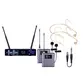 SISTEMA DE TRANSMISSAO DYLAN QS-6 SEM FIO UHF 2 RECEPTORES UHF C/ 2 ANTENAS 1 TRANSMISSOR BODYPACK