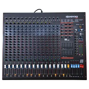 MESA DE SOM PROFISSIONAL SOUNDVOICE OCTA PRO MPO-16.8