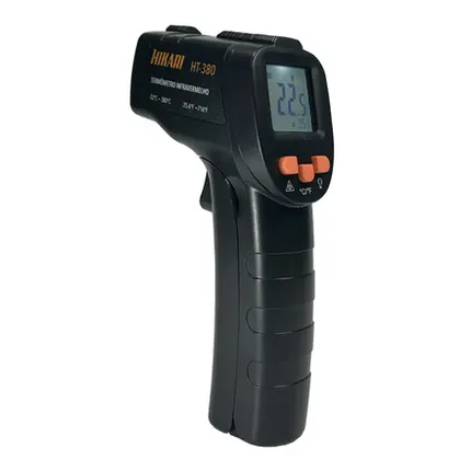 TERMOMETRO HIKARI INFRAVERMELHO HT-380 PRETO