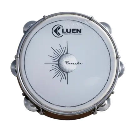 PANDEIRO LUEN 10 ABS PLAT INOX PELE LEITOSA RESENHA 06 AFIN BRASIL