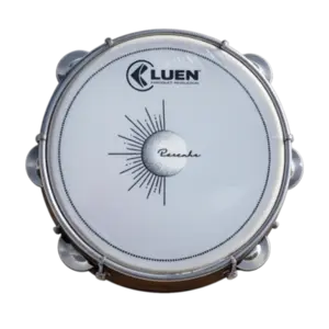 PANDEIRO LUEN 10 ABS PLAT INOX PELE LEITOSA RESENHA 06 AFIN BRASIL