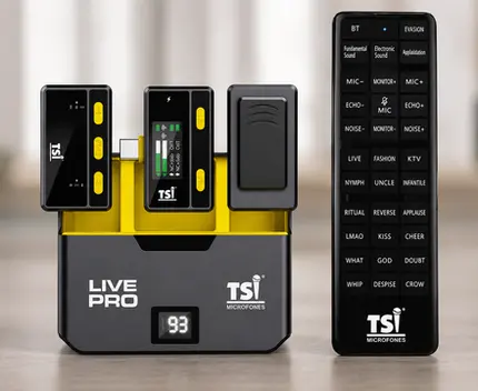 MICROFONE SEM FIO TSI EM UHF TSI-LIVE-PRO