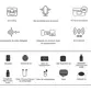 MICROFONE SEM FIO TSI EM UHF TSI-LIVE-TWO