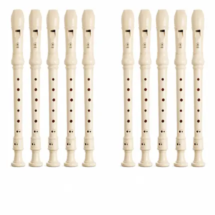 KIT 10 FLAUTAS YAMAHA YRS24BBR SOPRANO BARROCA