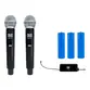 MICROFONE SEM FIO DUPLO SOLUS MM-110D