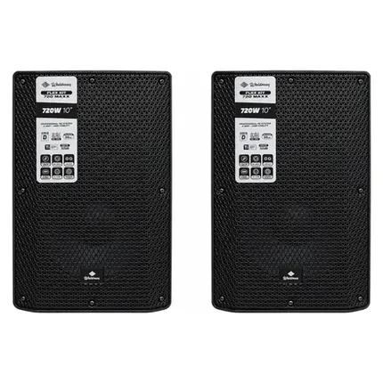 KIT DE CAIXAS WALDMAN 1 ATIVA + 1 PASSIVA DE 10 + CABO DE CONEXAO FK-720 MAXX