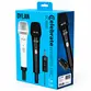 MICROFONE DYLAN CELEBRATE SEM FIO DUPLO C/ RECEPTOR P10 C/ BATERIA DC-1000 DUPLO