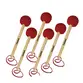 KIT BAQUETAS P/SURDO E FUZILEIRO LIVERPOOL MC 48 300MM VERMELHA - 6 UN