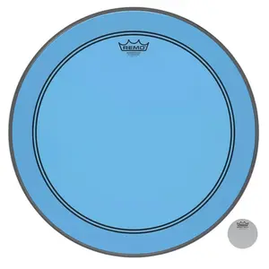 PELE REMO P/BUMBO 22  POWERSTROKE 3 COLORTONE TRANS. AZUL P3-1322-CT-BU
